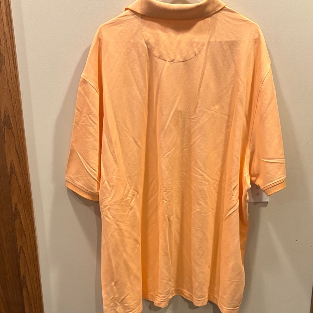 🔥2/$10 3/$12 IZOD 3XL Men's Peach Polo Shirt - Picture 6 of 6